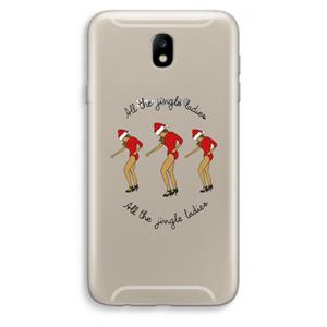 CaseCompany Jingle Ladies: Samsung Galaxy J7 (2017) Transparant Hoesje