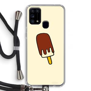 CaseCompany Frisco: Samsung Galaxy M31 Transparant Hoesje met koord