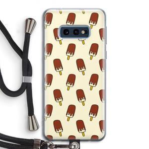 CaseCompany Yummy: Samsung Galaxy S10e Transparant Hoesje met koord
