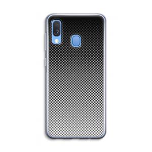CaseCompany Musketon Halftone: Samsung Galaxy A40 Transparant Hoesje