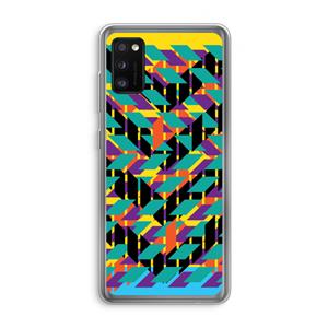 CaseCompany Skew Bee 1: Samsung Galaxy A41 Transparant Hoesje