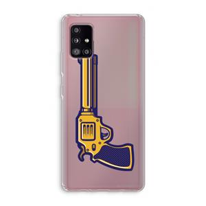 CaseCompany Pew Pew Pew: Samsung Galaxy A51 5G Transparant Hoesje