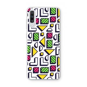 CaseCompany 8-bit N°4: Samsung Galaxy A70 Transparant Hoesje