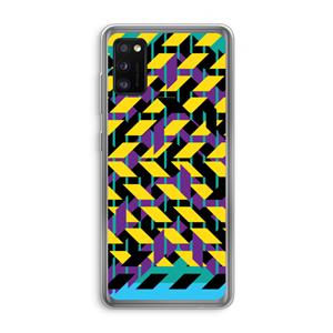 CaseCompany Skew Bee 3: Samsung Galaxy A41 Transparant Hoesje