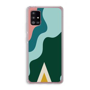 CaseCompany Noor B: Samsung Galaxy A51 5G Transparant Hoesje