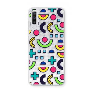 CaseCompany 8-bit N°6: Samsung Galaxy A70 Transparant Hoesje