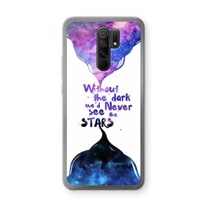 CaseCompany Stars quote: Xiaomi Redmi 9 Transparant Hoesje