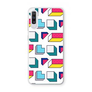 CaseCompany 8-bit N°7: Samsung Galaxy A70 Transparant Hoesje