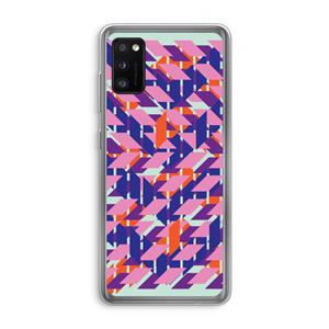 CaseCompany Skew Blush 3: Samsung Galaxy A41 Transparant Hoesje