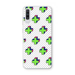 CaseCompany 8-bit N°10: Samsung Galaxy A70 Transparant Hoesje