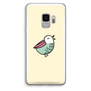 CaseCompany Birdy: Samsung Galaxy S9 Transparant Hoesje