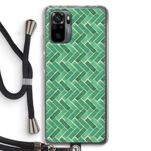 CaseCompany Moroccan tiles 2: Xiaomi Redmi Note 10 Pro Transparant Hoesje met koord