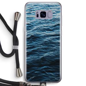 CaseCompany Oceaan: Samsung Galaxy S8 Transparant Hoesje met koord