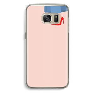 CaseCompany High heels: Samsung Galaxy S7 Transparant Hoesje