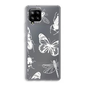 CaseCompany Tiny Bugs: Samsung Galaxy A42 5G Transparant Hoesje