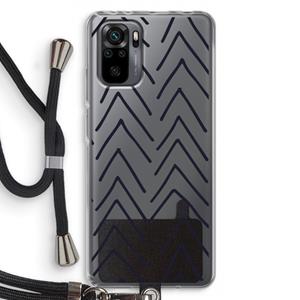 CaseCompany Marrakech Arrows: Xiaomi Redmi Note 10 Pro Transparant Hoesje met koord