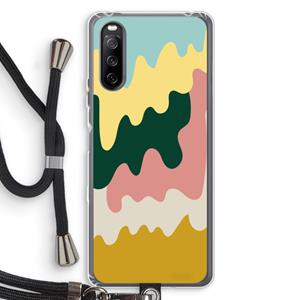 CaseCompany Baar B: Sony Sony Xperia 10 III Transparant Hoesje met koord