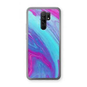 CaseCompany Zweverige regenboog: Xiaomi Redmi 9 Transparant Hoesje