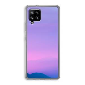 CaseCompany Sunset pastel: Samsung Galaxy A42 5G Transparant Hoesje