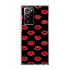 CaseCompany Lips: Samsung Galaxy Note 20 Ultra / Note 20 Ultra 5G Transparant Hoesje