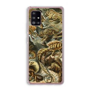 CaseCompany Haeckel Lacertilia: Samsung Galaxy A51 5G Transparant Hoesje