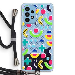 CaseCompany 8-bit N°1: Samsung Galaxy A52 Transparant Hoesje met koord