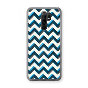 CaseCompany Onderbroken lijn: Xiaomi Redmi 9 Transparant Hoesje