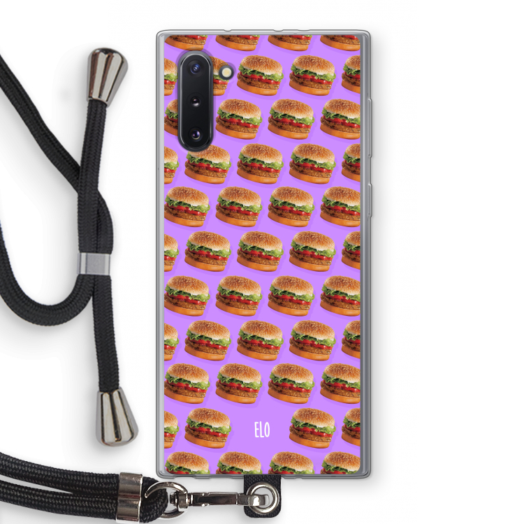CaseCompany Giants: Samsung Galaxy Note 10 Transparant Hoesje met koord