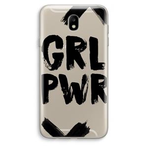 CaseCompany Girl Power #2: Samsung Galaxy J7 (2017) Transparant Hoesje