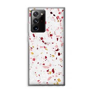 CaseCompany Terrazzo N°9: Samsung Galaxy Note 20 Ultra / Note 20 Ultra 5G Transparant Hoesje