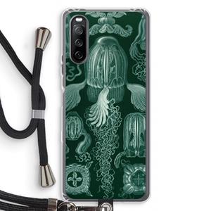 CaseCompany Haeckel Cubomedusae: Sony Sony Xperia 10 III Transparant Hoesje met koord