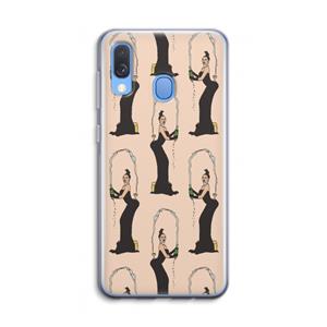 CaseCompany Pop Some Kim: Samsung Galaxy A40 Transparant Hoesje