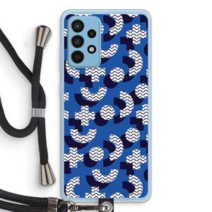 CaseCompany 8-bit N°5: Samsung Galaxy A52 Transparant Hoesje met koord