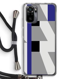 CaseCompany Gestalte 2: Xiaomi Redmi Note 10 Pro Transparant Hoesje met koord