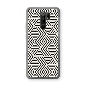CaseCompany Magic pattern: Xiaomi Redmi 9 Transparant Hoesje