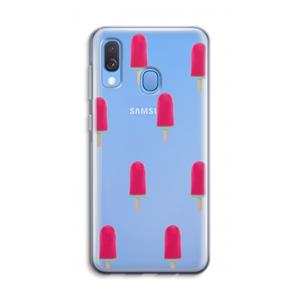 CaseCompany Waterijsje: Samsung Galaxy A40 Transparant Hoesje
