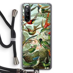 CaseCompany Haeckel Trochilidae: Sony Sony Xperia 10 III Transparant Hoesje met koord