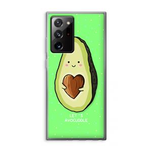 CaseCompany Avocuddle: Samsung Galaxy Note 20 Ultra / Note 20 Ultra 5G Transparant Hoesje