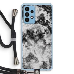 CaseCompany Onweer: Samsung Galaxy A52 Transparant Hoesje met koord