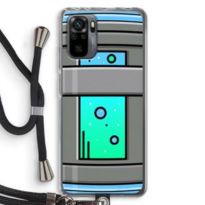 CaseCompany Chug Bottle: Xiaomi Redmi Note 10 Pro Transparant Hoesje met koord