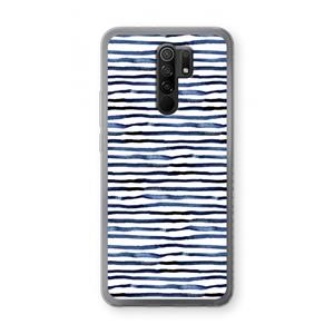 CaseCompany Verrassende lijnen: Xiaomi Redmi 9 Transparant Hoesje