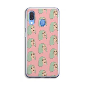 CaseCompany King Kylie: Samsung Galaxy A40 Transparant Hoesje