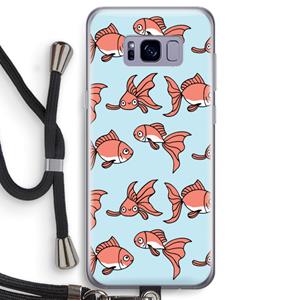 CaseCompany Blub: Samsung Galaxy S8 Transparant Hoesje met koord
