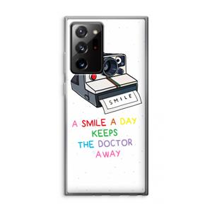 CaseCompany Smile: Samsung Galaxy Note 20 Ultra / Note 20 Ultra 5G Transparant Hoesje