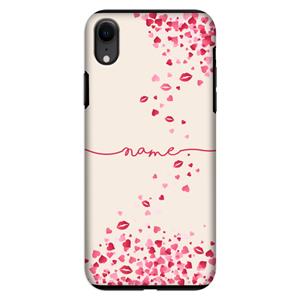 CaseCompany Hartjes en kusjes: iPhone XR Tough Case