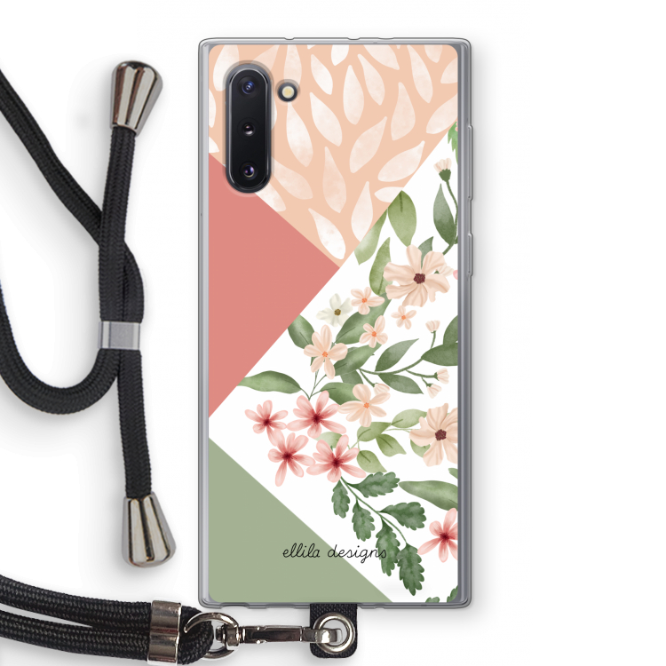 CaseCompany Sweet heaven geometrics: Samsung Galaxy Note 10 Transparant Hoesje met koord