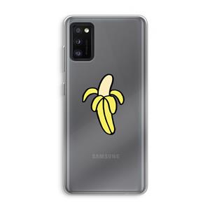 CaseCompany Banana: Samsung Galaxy A41 Transparant Hoesje