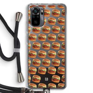 CaseCompany Giants: Xiaomi Redmi Note 10 Pro Transparant Hoesje met koord