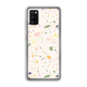 CaseCompany Terrazzo N°21: Samsung Galaxy A41 Transparant Hoesje
