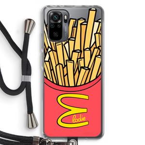 CaseCompany McElodie: Xiaomi Redmi Note 10 Pro Transparant Hoesje met koord